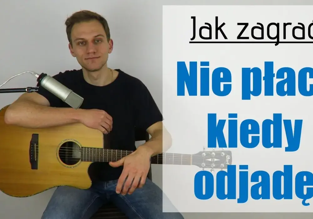 Nuty do piosenki nie płacz kiedy odjadę – graj na pianinie i gitarze